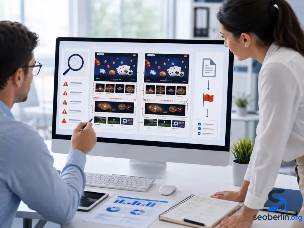 Kopierte Glücksspiel-Websites erkennen und melden