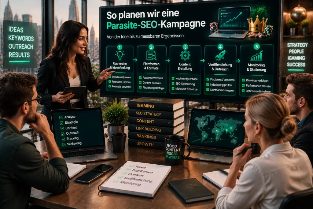 So planen wir eine Parasite-SEO-Kampagne