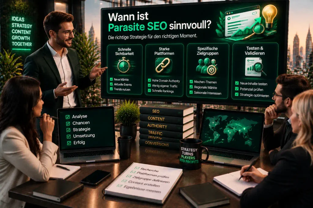 Wann ist Parasite SEO sinnvoll?