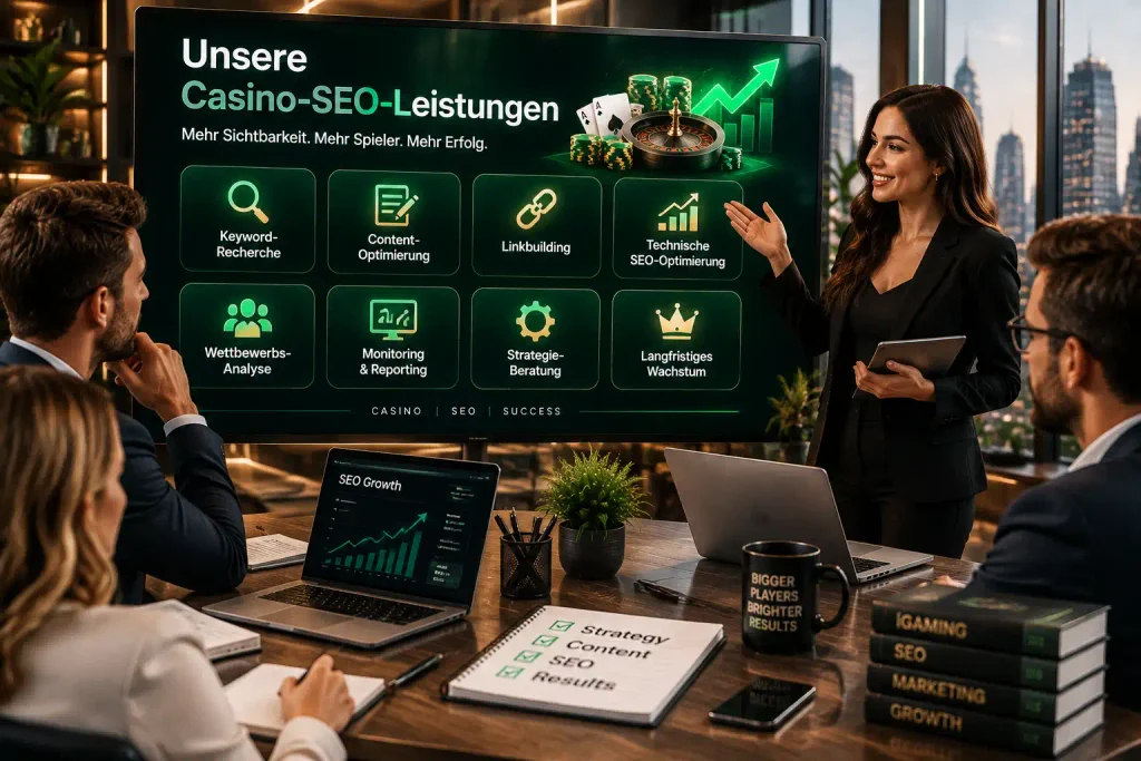 Unsere Casino-SEO-Leistungen